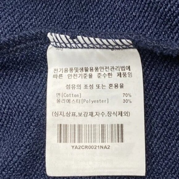 NEW YALE University Unisex Adult Sweatshirt Navy Size M Embroidered Dan Logo - Picture 9 of 9